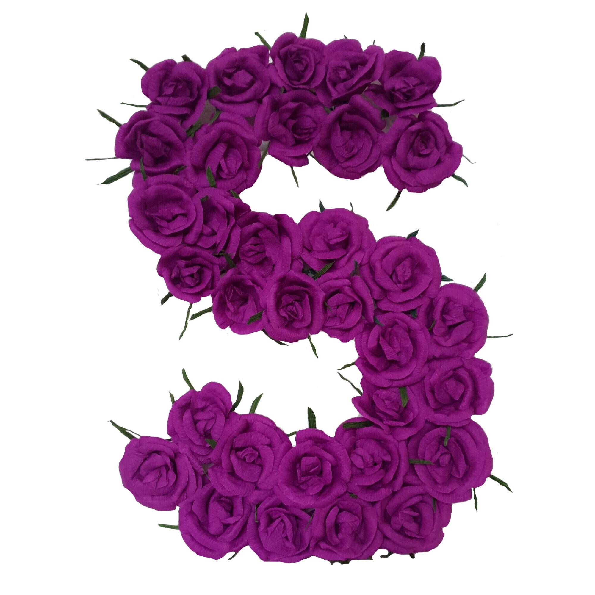 Litera volumetrica S Handmade Minis Boutique, mov