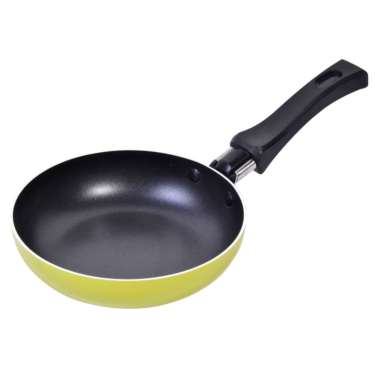 Tigaie Cook Premium 14 cm, maner ergonomic, negru/verde