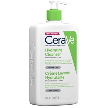 Gel de spalare hidratant CeraVe pentru piele normal-uscata, 1000 ml Gel de spalare hidratant CeraVe pentru piele normal-uscata, 1000 ml