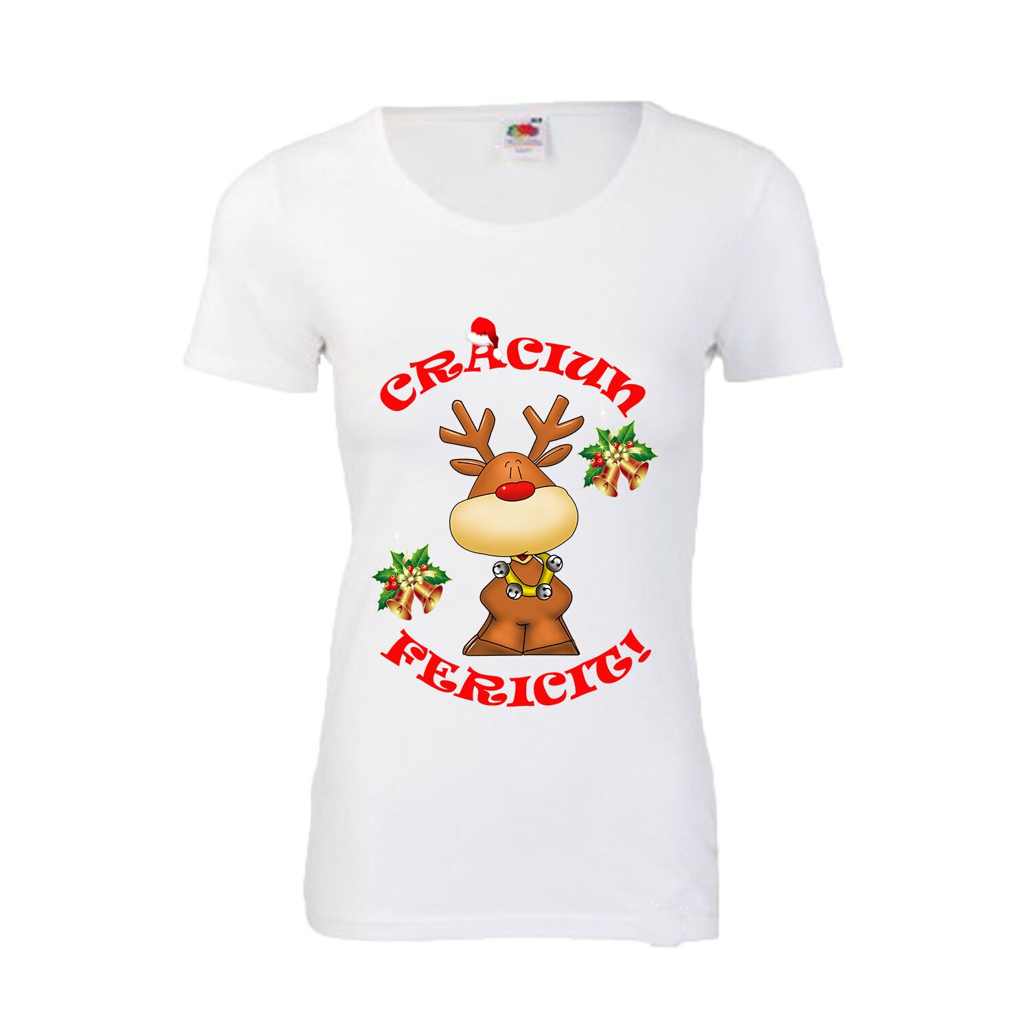 Tricou dama Craciun ren XL