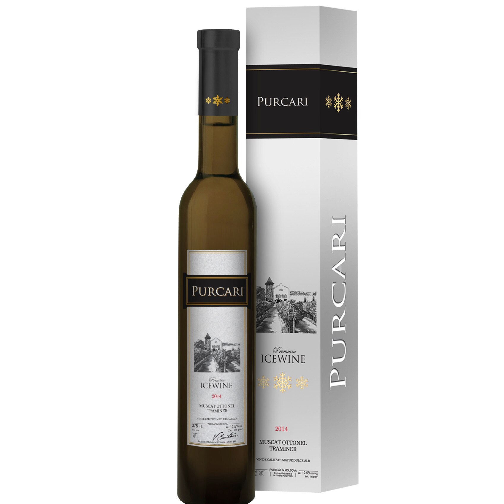 Vin Alb Purcari ICEWINE, Muscat Ottonel, Traminer 0.375 l