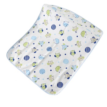 Aleza impermeabila (paturica) absorbanta lavabila, refolosibila, pentru schimbat scutecul bebelusului, protectie pat, 50x70 cm, Bufnite Aleza impermeabila (paturica) absorbanta lavabila, refolosibila, pentru schimbat scutecul bebelusului, protectie pat, 50x70 cm, Bufnite