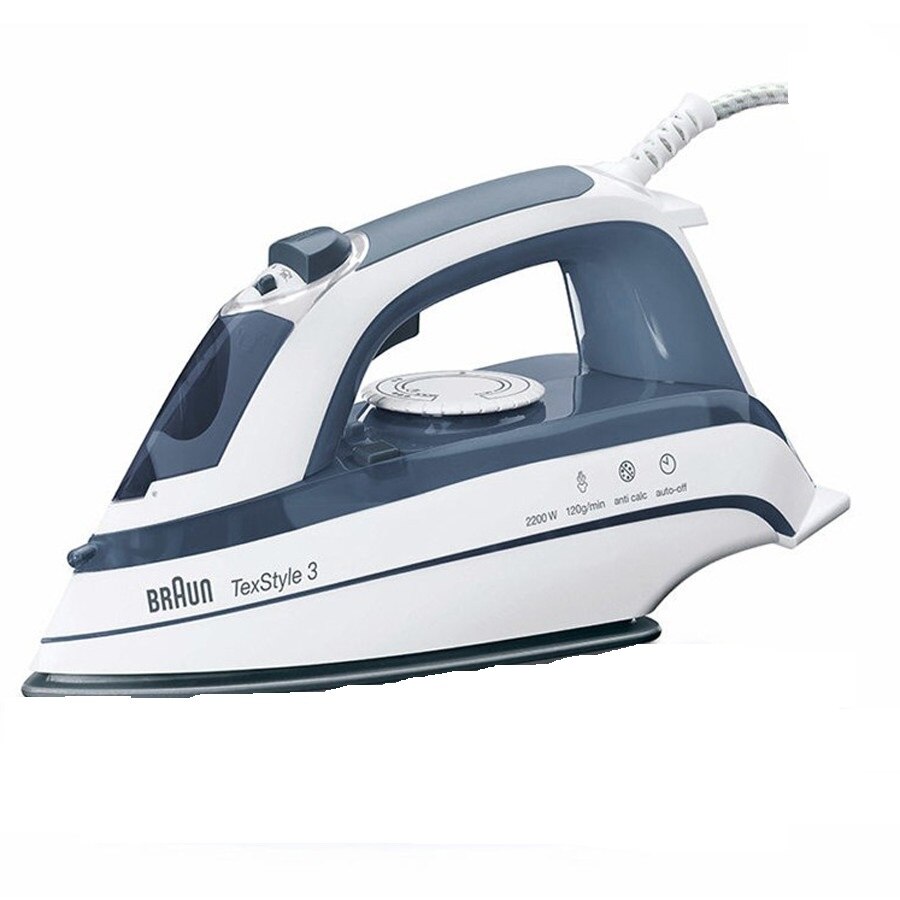 Fier de calcat Braun , 2200 W, talpa ceramica, 0.30 l, 120 g/min, sistem anti-calcar