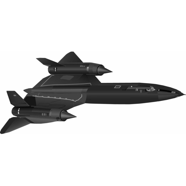 Revell Lockheed SR-71 Blackbird repülőgépmodell, 1:72 REV 15810