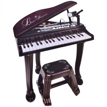 Pian cu 37 taste, 8 sunete diferite de percutie, 3 moduri de invatare, sunete de fundal diferite si cantece de incercare pentru invatare, ATS Pian cu 37 taste, 8 sunete diferite de percutie, 3 moduri de invatare, sunete de fundal diferite si cantece de incercare pentru invatare, ATS