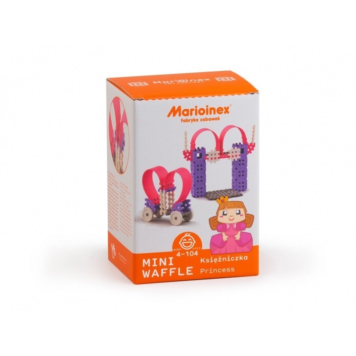 Set de constructie Marioinex, Mini Waffle Princess, 4 ani +