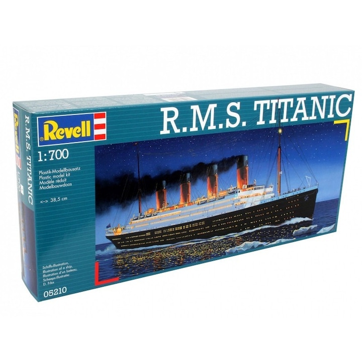 Set de construit, Revell, R.S.M. Titanic, Negru