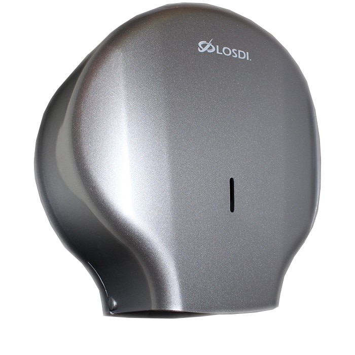 Dispenser hartie igienica mini jumbo Elegance, Losdi, ABS, GRI