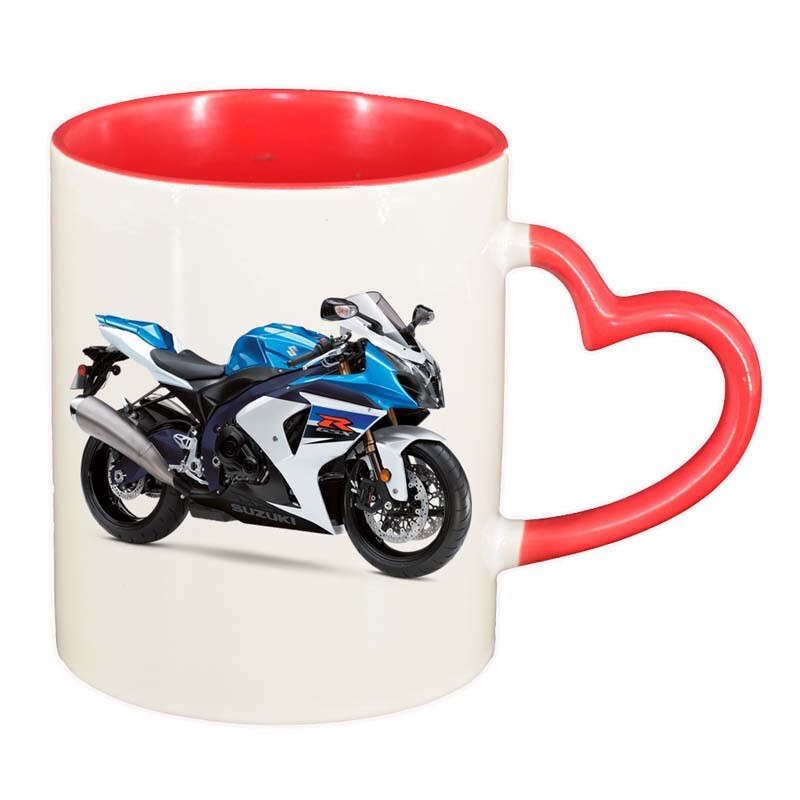 Cana Motor, interior rosu, maner inima, 330ml, D39