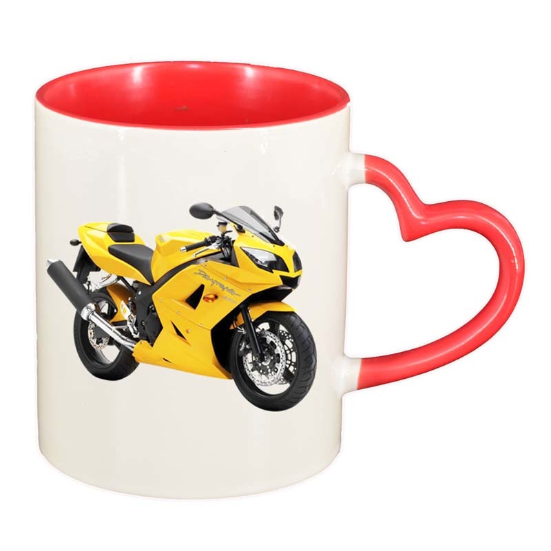 Cana Motor, interior rosu, maner inima, 330ml, D42