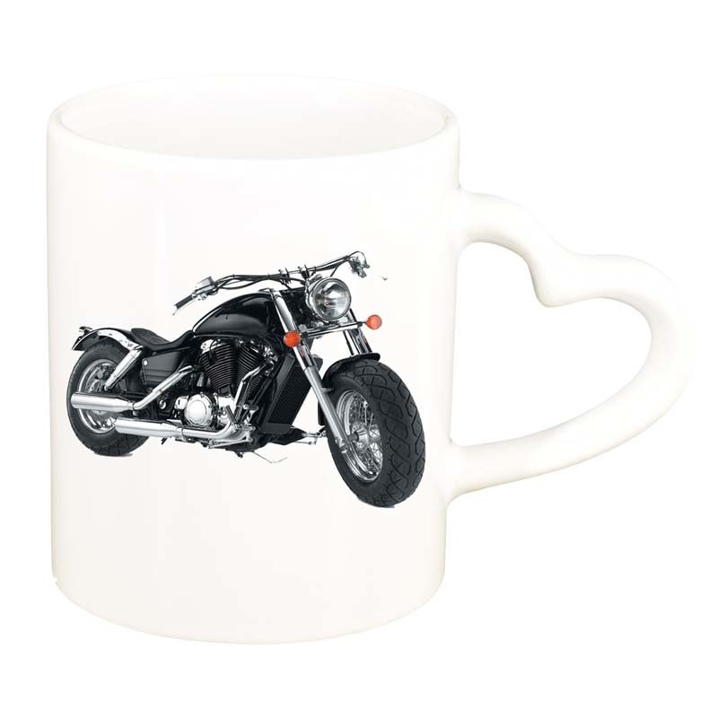 Cana Motor, alb, maner inima, 330ml, D43
