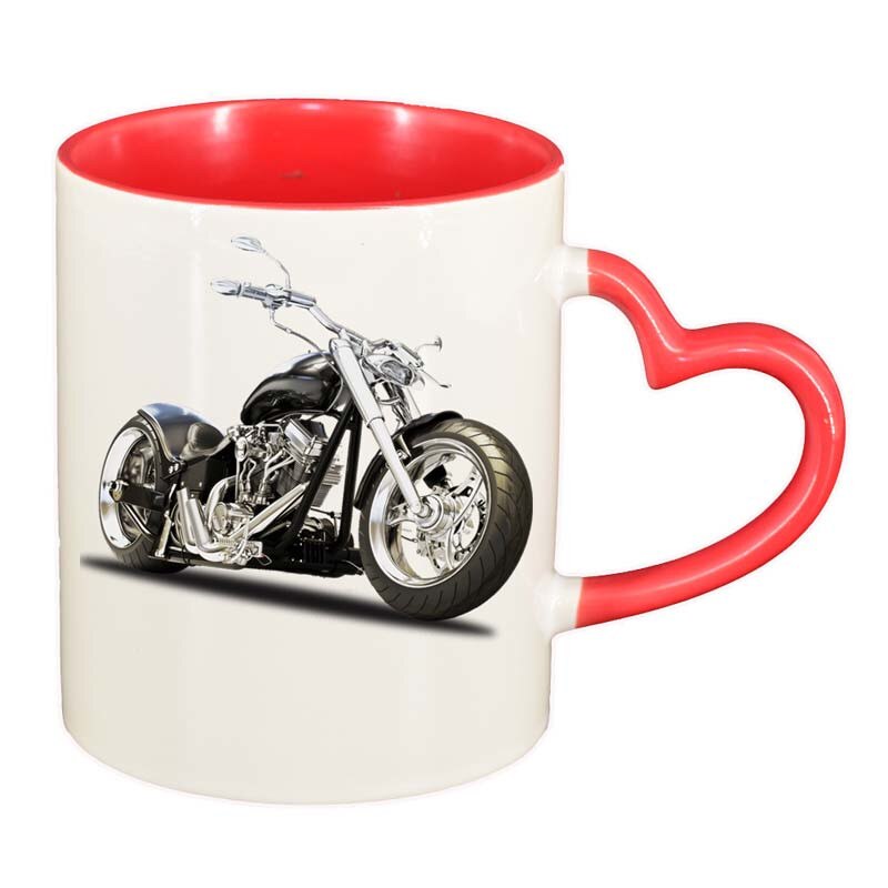 Cana Motor, interior rosu, maner inima, 330ml, D49