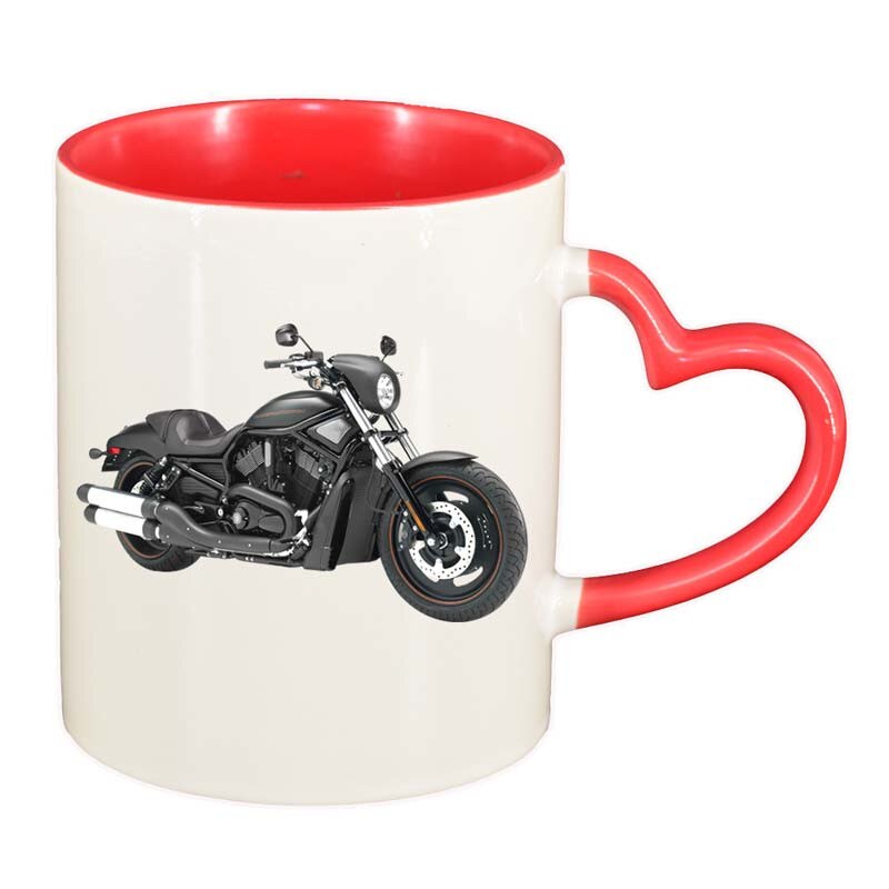 Cana Motor, interior rosu, maner inima, 330ml, D45