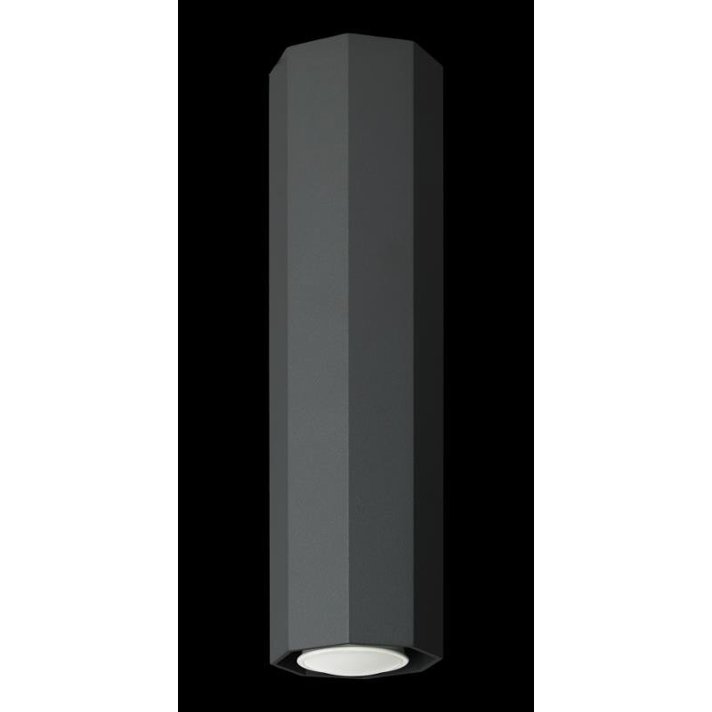 Plafoniera Octagonal Okta Lampex, GU10, 1x40 W, Negru