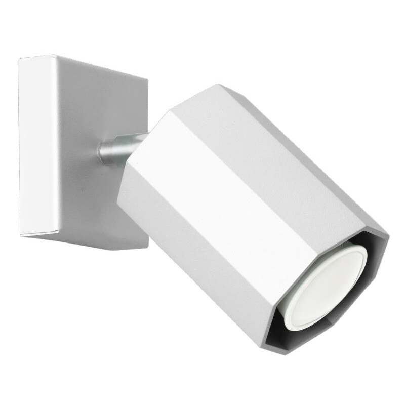 Aplica Lampex Hex, Alb