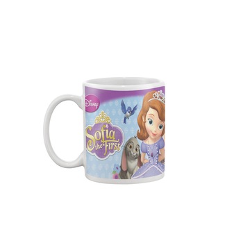 Cana Sofia Intai , alba , ceramica , 330 ml Cana Sofia Intai , alba , ceramica , 330 ml