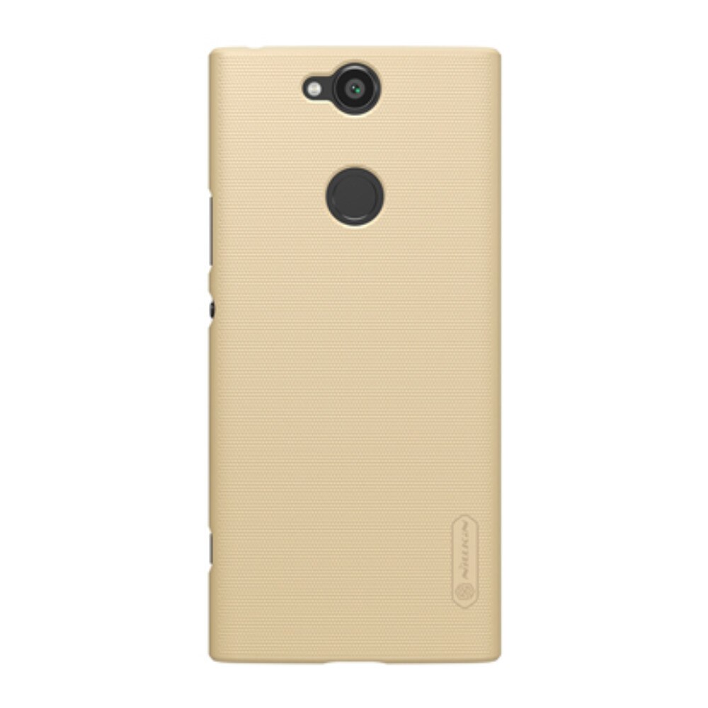 Husa Nillkin Frosted Shield pentru Sony Xperia XA2 Plus, auriu