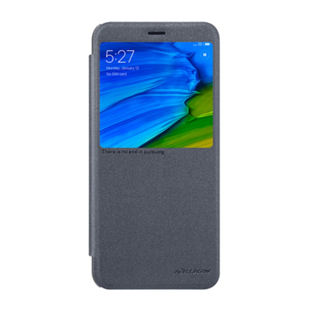 Husa flip Nillkin Sparkle pentru Xiaomi Redmi Note 5 Pro, negru