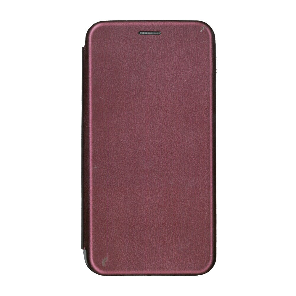 Husa de protectie tip carte, EuroCELL 360 de grade, pentru Samsung Galaxy J4 2018, visiniu