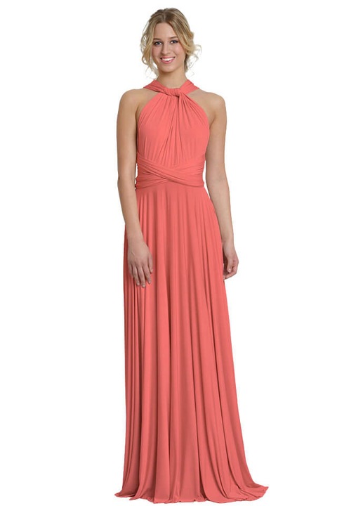 INFINITY, hosszú ruha, tüll nélküli, mályva szín S