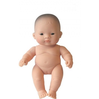Papusa Bebelus asiatic fetita 21 cm, Miniland Papusa Bebelus asiatic fetita 21 cm, Miniland