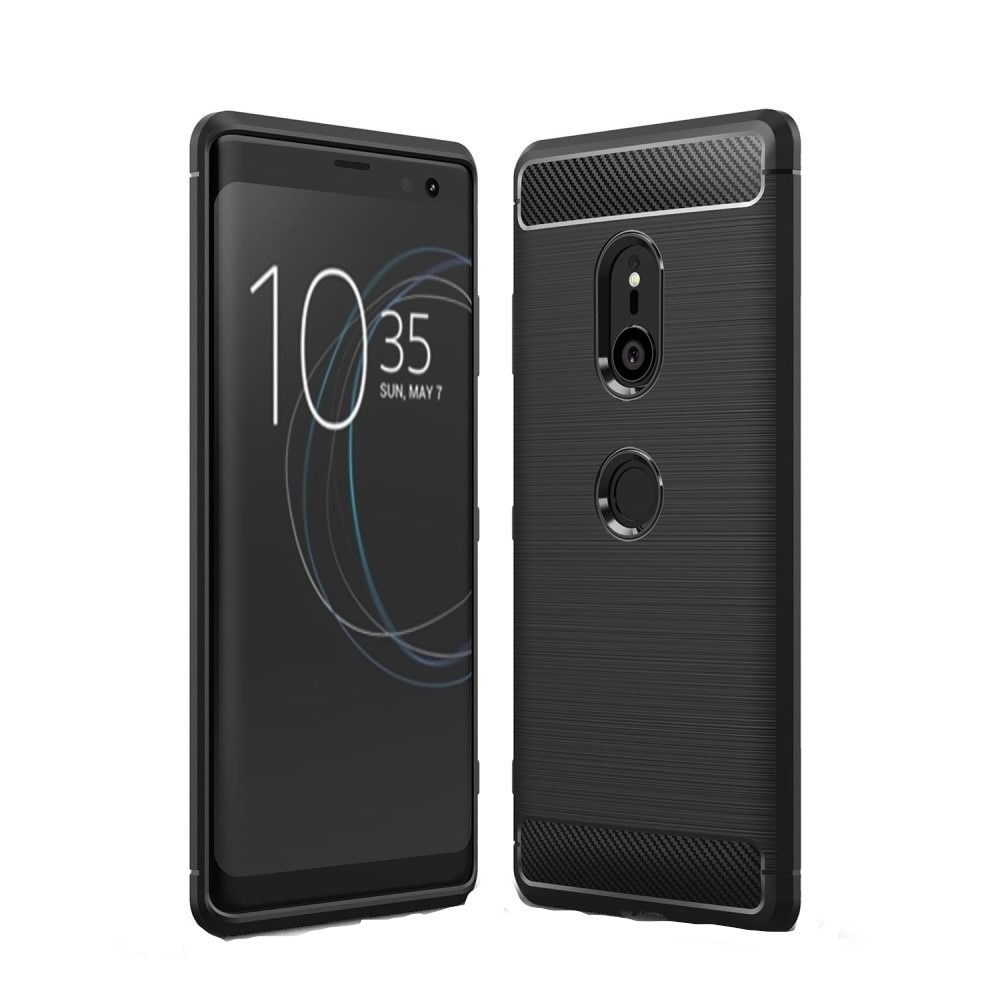 Husa Sony Xperia XZ3 TPU Carbon Neagra