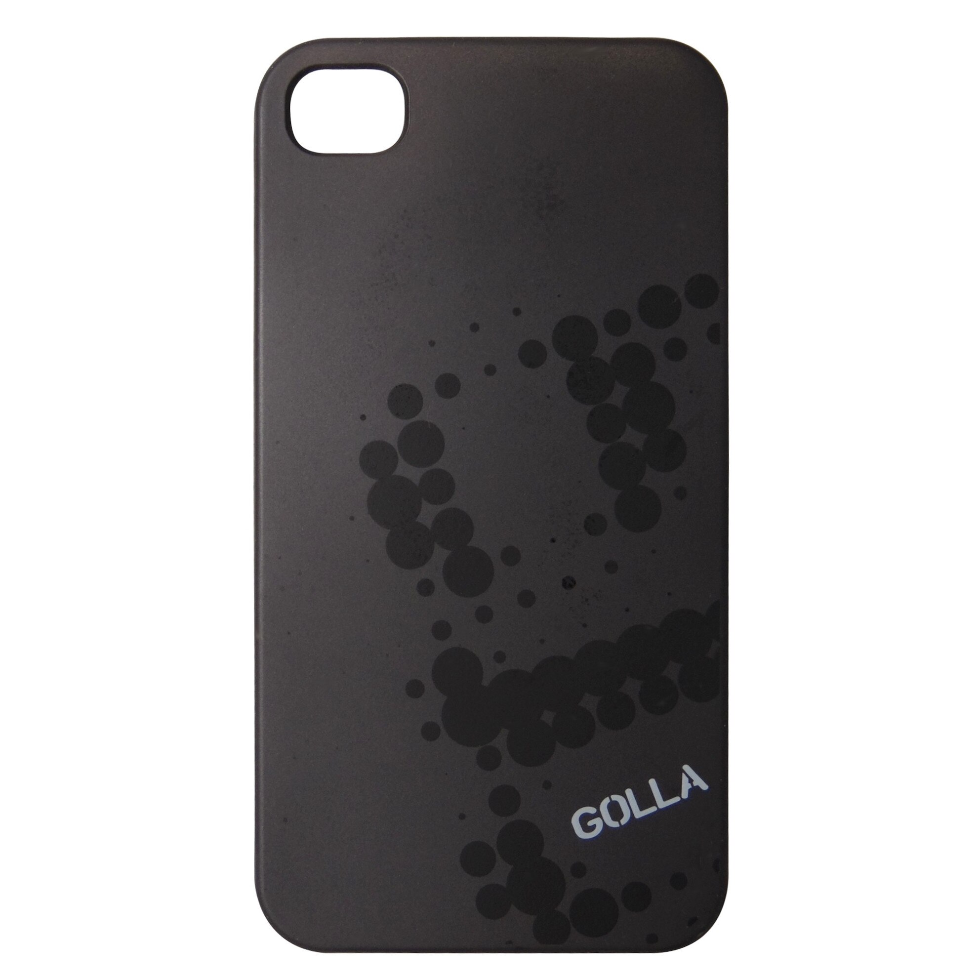Husa tip capac Golla G1186 Shy plastic gri inchis + negru pentru Apple iPhone 4, 4S