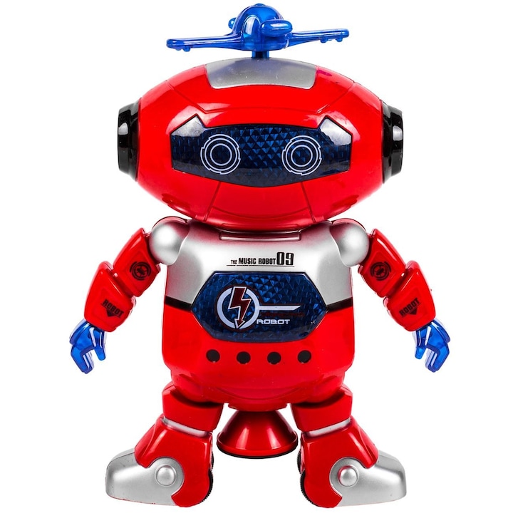 Robot iMK, danseaza pe ritm de muzica, inteligent, cu lumini si sunete