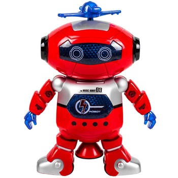 Robot iMK, danseaza pe ritm de muzica, inteligent, cu lumini si sunete Robot iMK, danseaza pe ritm de muzica, inteligent, cu lumini si sunete