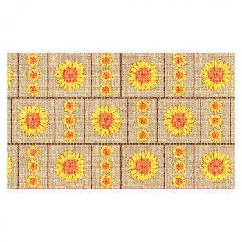 Covoras iMK® pentru baie, Model floarea - soarelui, Usor de intretinut , Antiderapant, 60 cm Covoras iMK® pentru baie, Model floarea - soarelui, Usor de intretinut , Antiderapant, 60 cm