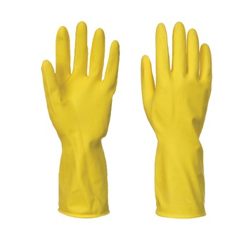 Set 240 perechi, Manusi Household Latex, SafetyZone, Galben, XL Set 240 perechi, Manusi Household Latex, SafetyZone, Galben, XL