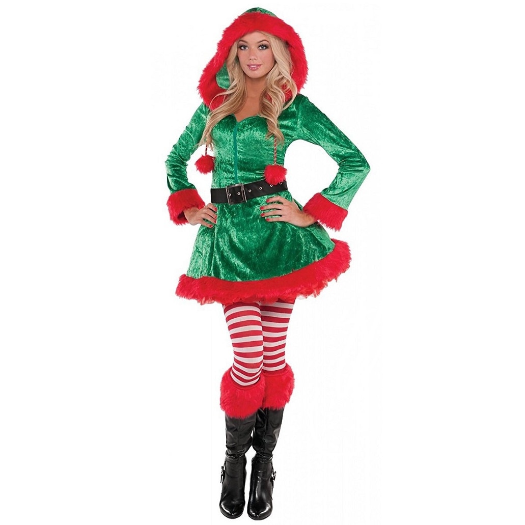 Costum Elfita cu gluga femei L