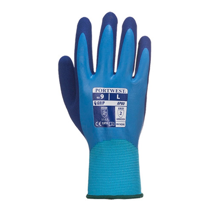Portwest Liquid Pro kesztyű kék, S-es méret