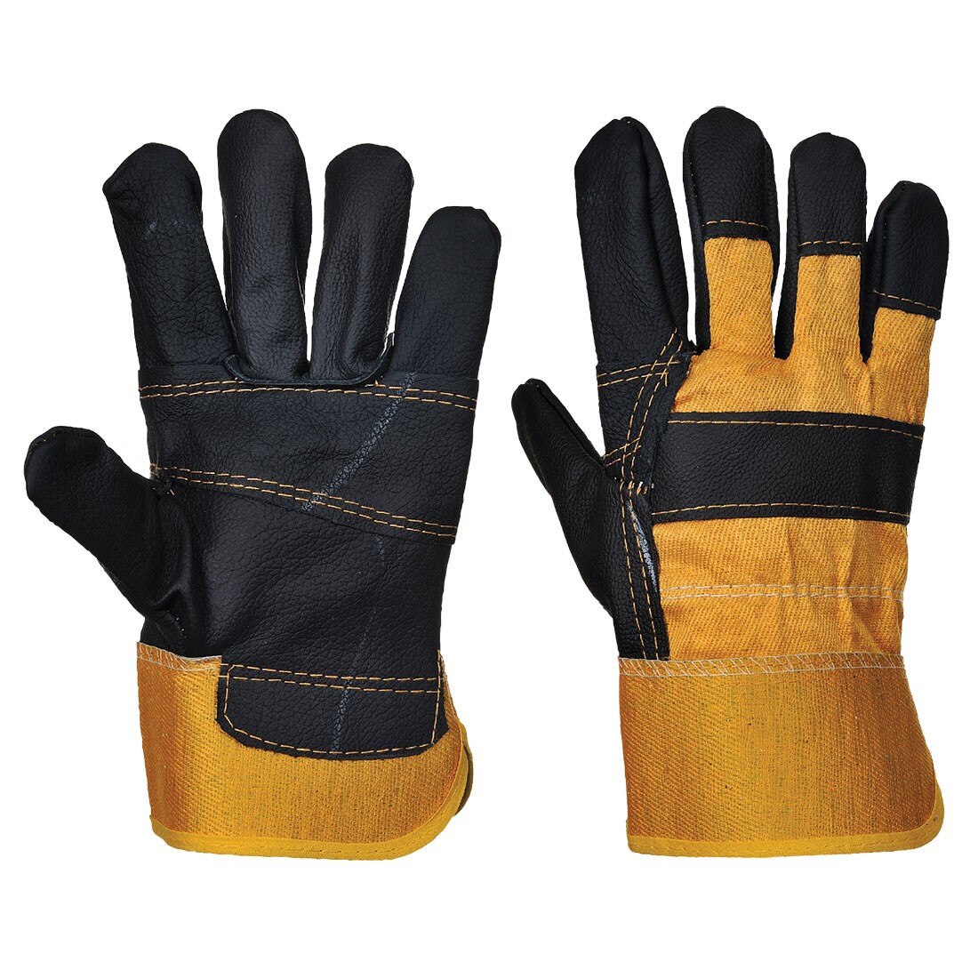 Manusi Furniture Hide, SafetyZone, Galben, XL