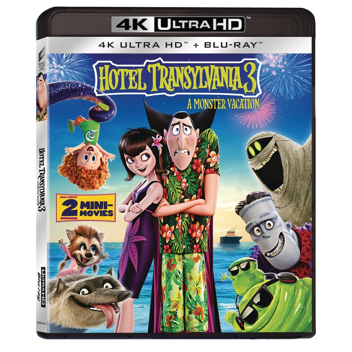 Hotel Transilvania 3: Monstrii in vacanta (4K Ultra HD + Blu-ray) / Hotel Transylvania 3: A Monster Vacation [Blu-Ray Disc] [2018]