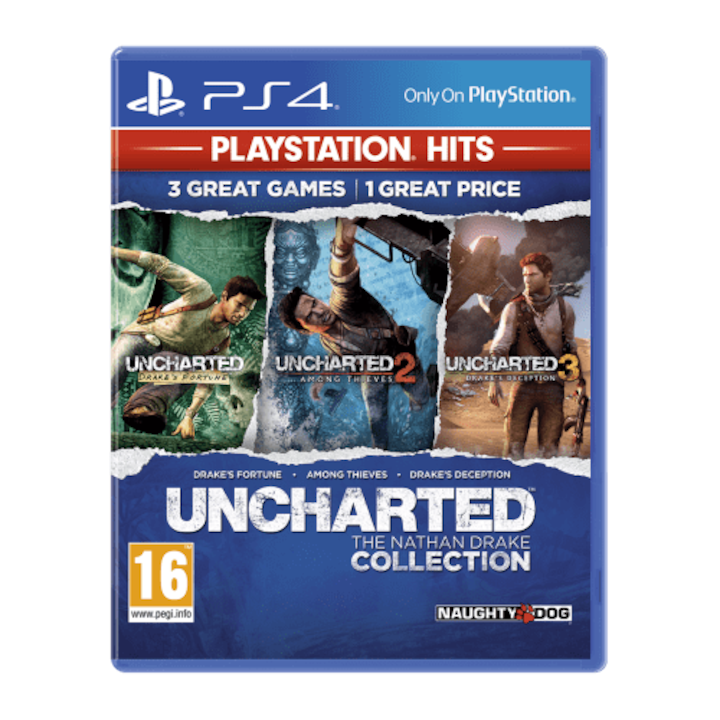 Joc Uncharted Collection PlayStation HITS PS4