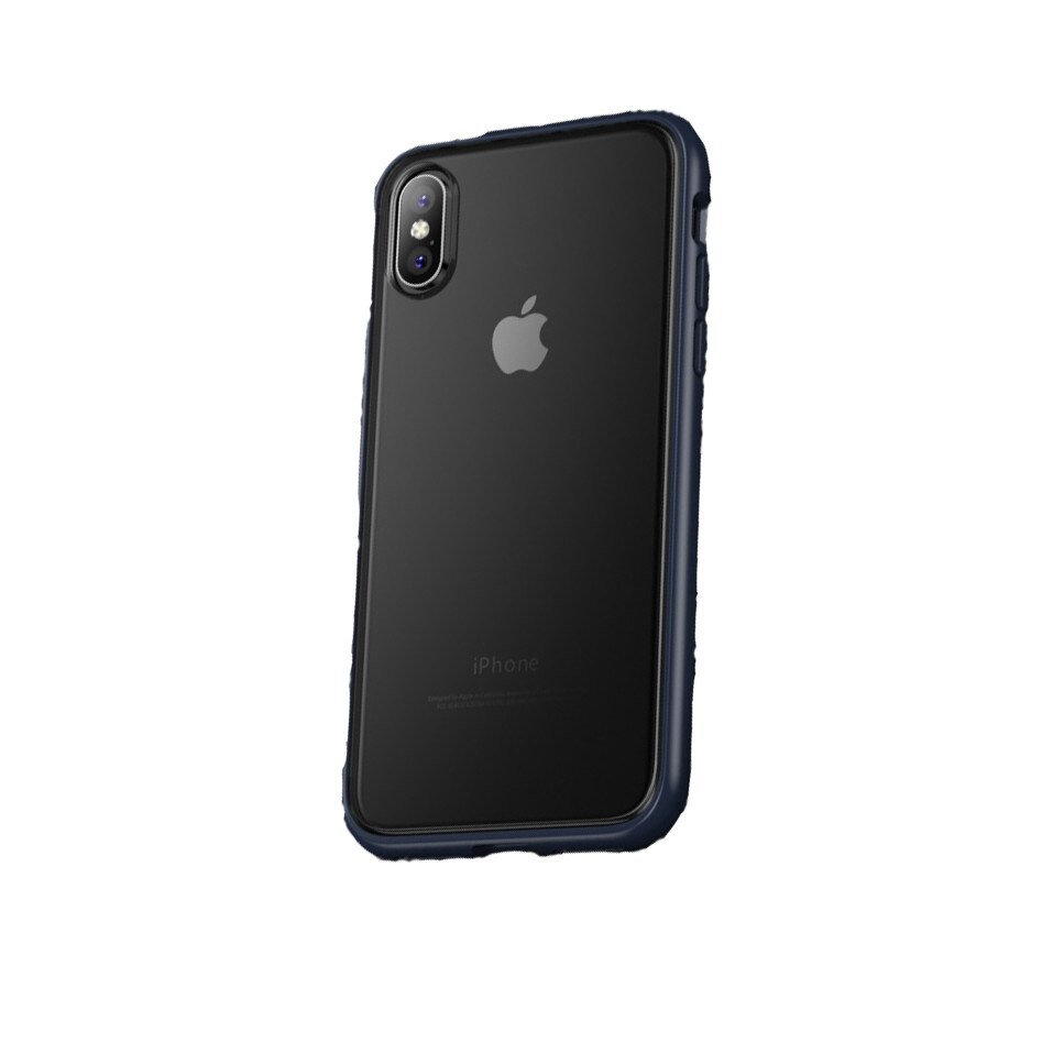 Husa de protectie pentru iPhone X / iPhone Xs Phantom CH111 Bleumarin