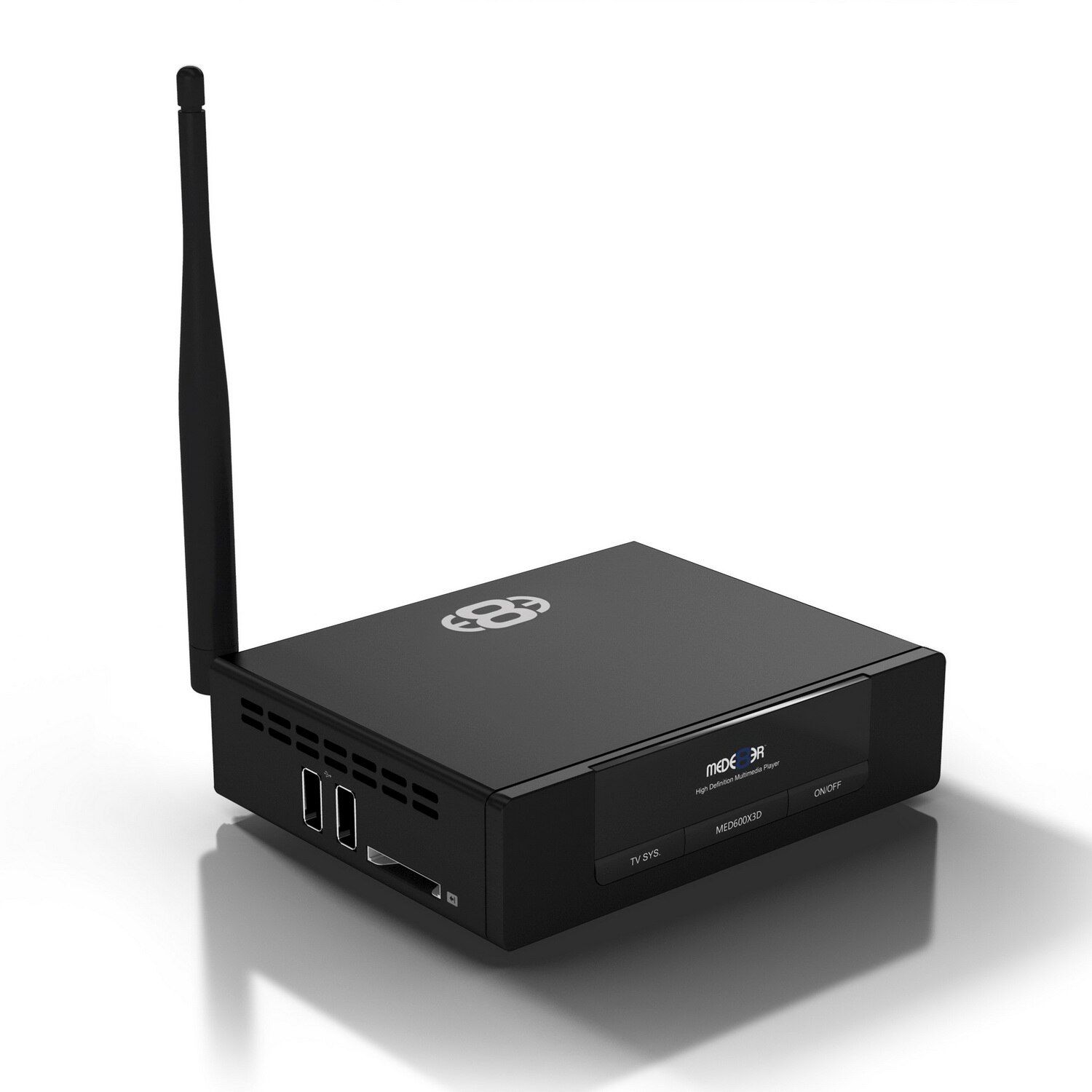 Media player MEDE8ER MED600X3D/WP cu Wi-FI - eMAG.ro
