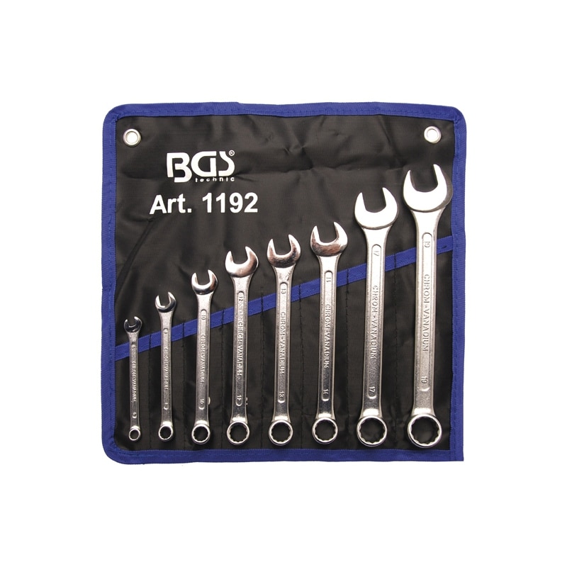 Set 8 chei BGS combinate 6-19 mm, etui