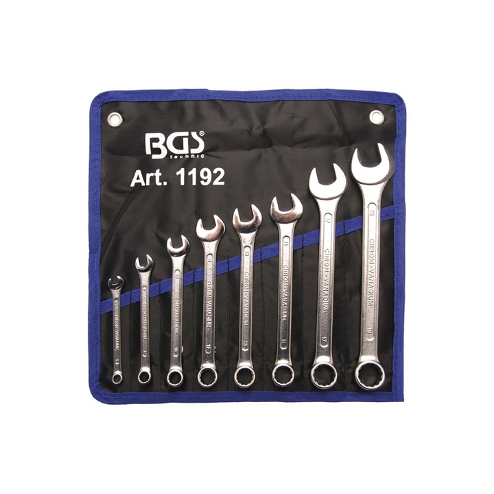 Set 8 chei BGS combinate 6-19 mm, etui