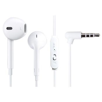 Casti cu fir si microfon Golf M1 alb Casti cu fir si microfon Golf M1 alb