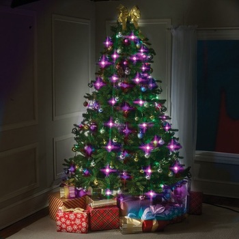 Instalatie Led Pentru Bradul De Craciun , 48 Globuri Luminoase , 16 Culori , 5 Programe , Tree Dazzler Instalatie Led Pentru Bradul De Craciun , 48 Globuri Luminoase , 16 Culori , 5 Programe , Tree Dazzler