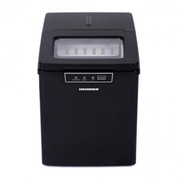 Masina de facut cuburi de gheata Heinner HIM-105BK, Capacitate 12kg/24h, Capacitate rezervor apa 1.9 l, Negru Masina de facut cuburi de gheata Heinner HIM-105BK, Capacitate 12kg/24h, Capacitate rezervor apa 1.9 l, Negru