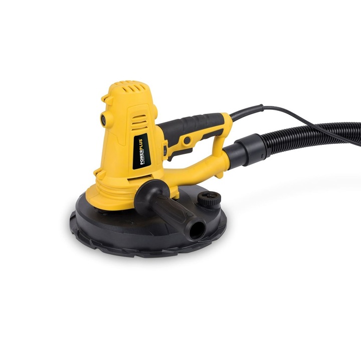 Slefuitor glet tavan, pereti, rigips cu aspirare praf Powerplus POWX0478, 1220W, disc de 225 mm