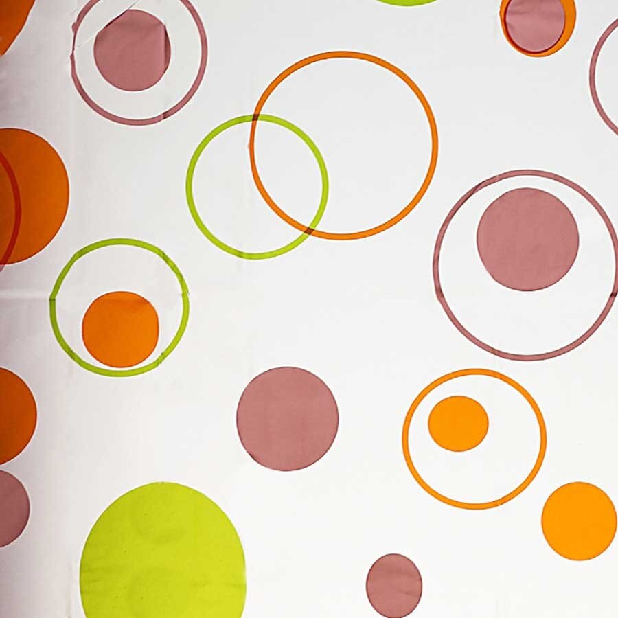 Perdea iMK® Pentru dus, Model Buline, Impermeabila, Rezistenta, 180 x 180 cm