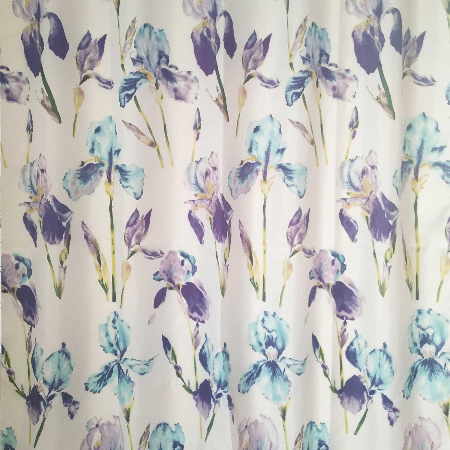 Perdea iMK® Pentru dus, Model floral, Impermeabila, Rezistenta, 200 x 180 cm