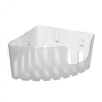 Etajera iMK® pentru baie, Transparent, Montaj pe colt, Cu ventuze, 20 x 20 x 11 cm Etajera iMK® pentru baie, Transparent, Montaj pe colt, Cu ventuze, 20 x 20 x 11 cm