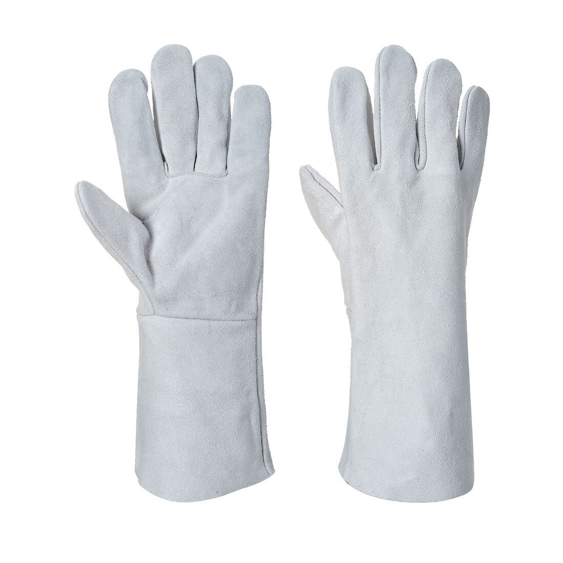 Manusi de sudura Fortis, SafetyZone, Gri, XL