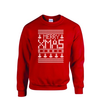 Pulover Personalizat pentru Barbati Rosu, Marimea 2XL -  Pulover Personalizat pentru Barbati Rosu, Marimea 2XL -