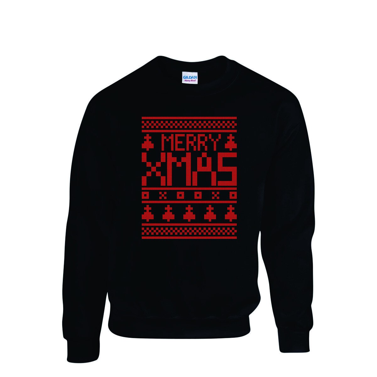 Pulover Personalizat pentru Barbati Negru, Marimea 2XL - 